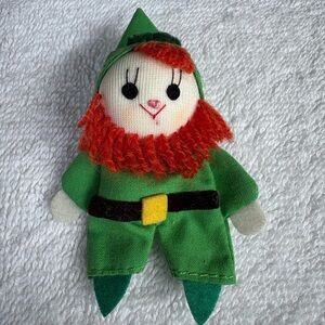 Vintage Leprechaun Brooch Kitsch St. Patrick's Day Lucky Charm Pin - Unisex